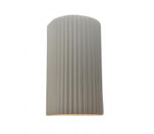 Justice Design Group CER-5745W-MAT - Large ADA LED Pleated Cylinder Wall Sconce (Outdoor)