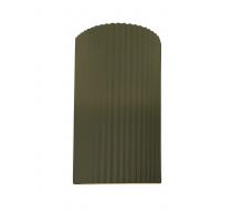Justice Design Group CER-5745W-MGRN - Large ADA LED Pleated Cylinder Wall Sconce (Outdoor)