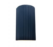 Justice Design Group CER-5745W-MID - Large ADA LED Pleated Cylinder Wall Sconce (Outdoor)