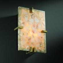 Justice Design Group ALR-5551-DBRZ-LED-2000 - Clips Rectangle Wall Sconce (ADA)