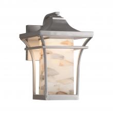 Justice Design Group ALR-7524W-NCKL - Summit Large 1-Light LED Outdoor Wall Sconce