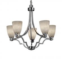 Justice Design Group CLD-8500-20-CROM - Argyle 5-Light Chandelier