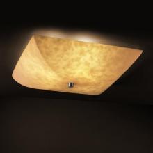 Justice Design Group CLD-9672-25-ABRS - 24" Semi-Flush Bowl w/ GU24-LED Lamping
