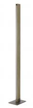 CAL Lighting BO-2965FL - Colmar integrated LED Rubber wood floor lamp with dimmer control. 24W, 2100 lumen, 3000K.