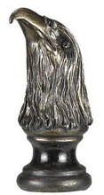 CAL Lighting FA-5021A - 2.75" Eagle Resin Finial In Rubbed Oil Finish