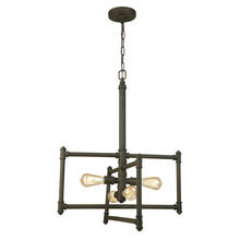 Eglo 202832A - 4x60W Pendant w/ Matte Bronze Finish