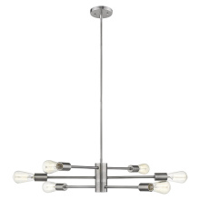 Eglo 203475A - 6x60W Chandelier w/ Polished Nickel Finish