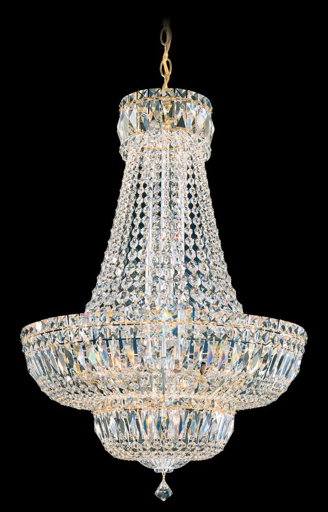 Petit Crystal Deluxe 20 Light 120V Pendant in Aurelia with Radiance Crystal