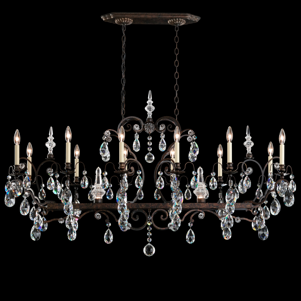 Renaissance 14 Light 120V Chandelier in French Gold with Crystals from Swarovski®