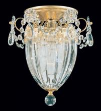 Schonbek 1870 1239-26S - Bagatelle 1 Light 120V Semi-Flush Mount in French Gold with Crystals from Swarovski®