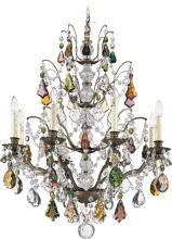 Schonbek 1870 5771-26H - Bordeaux 8 Light 120V Chandelier in French Gold with Heritage Handcut Crystal