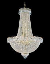 Schonbek 1870 2628-40O - Camelot 31 Light 120V Chandelier in Polished Silver with Clear Optic Crystal