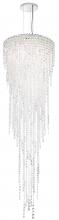 Schonbek 1870 CH1813N-401R - Chantant 5 Light 120V Pendant in Polished Stainless Steel with Radiance Crystal