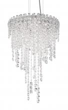 Schonbek 1870 CH1211N-401R - Chantant 4 Light 120V Pendant in Polished Stainless Steel with Radiance Crystal
