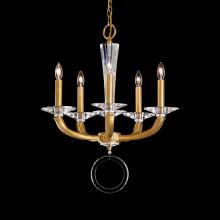 Schonbek 1870 MA1005N-26O - Emilea 5 Light 120V Chandelier in French Gold with Optic Crystal