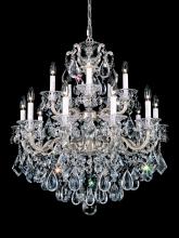 Schonbek 1870 5075-83R - La Scala 15 Light 120V Chandelier in Florentine Bronze with Radiance Crystal