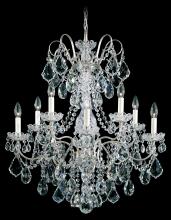 Schonbek 1870 3657-26S - New Orleans 10 Light 120V Chandelier in French Gold with Clear Crystals from Swarovski