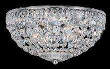 Schonbek 1870 1560-211R - Petit Crystal 4 Light 120V Flush Mount in Aurelia with Radiance Crystal