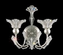 Schonbek 1870 7855-26R - Rivendell 2 Light 120V Wall Sconce in French Gold with Radiance Crystal