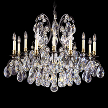 Schonbek 1870 3790-22S - Renaissance 13 Light 120V Chandelier in Heirloom Gold with Crystals from Swarovski®