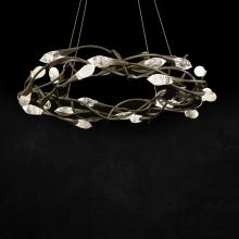 Schonbek 1870 S2434-76OH - Secret Garden 35IN LED 3500K 120V-277V Pendant in Heirloom Bronze with Optic Haze Quartz