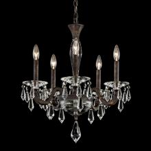 Schonbek 1870 S7605N-23R - Napoli 5 Light 120V Chandelier in Etruscan Gold with Radiance Crystal