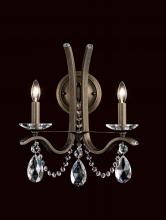 Schonbek 1870 VA8332N-26R - Vesca 2 Light 120V Wall Sconce in French Gold with Radiance Crystal