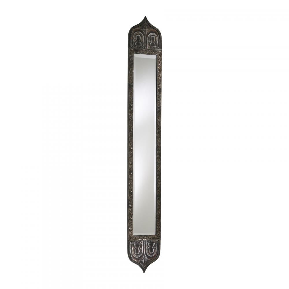 Skinny Tall Mirror Rustic With Verde