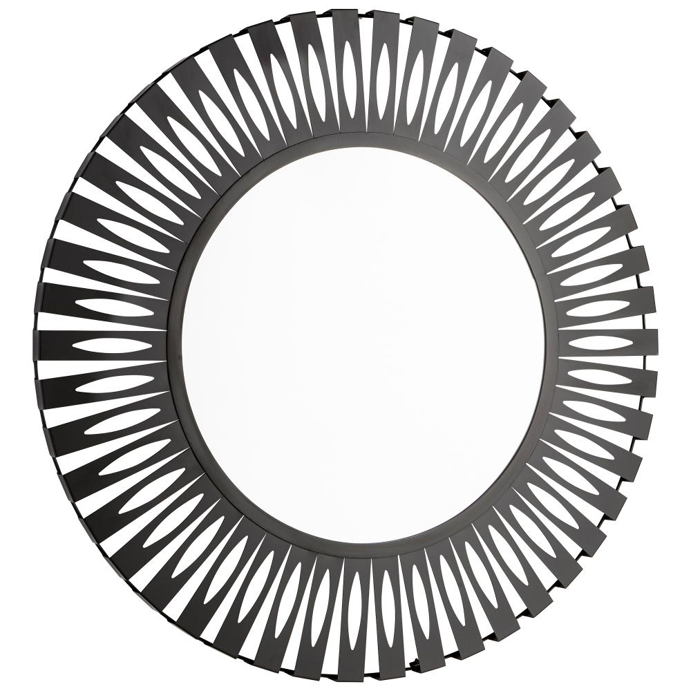 Sun Dial Mirror Graphite