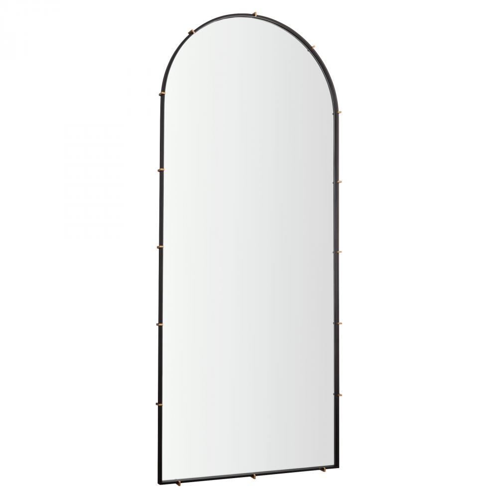 Klipp Oval Mirror|Blk