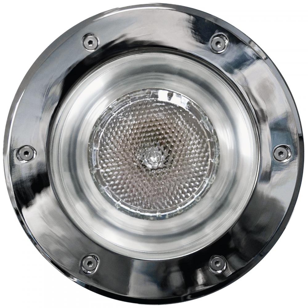 SS WELL LIGHT W/GRILL 26W DL-S26-GU24 120V