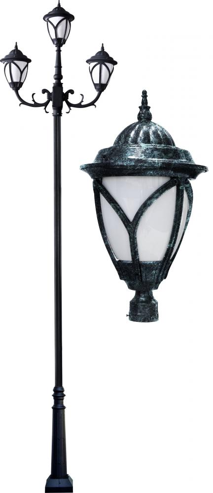CAST ALUM ACORN LIGHT FIX 3 X 50W MH MT