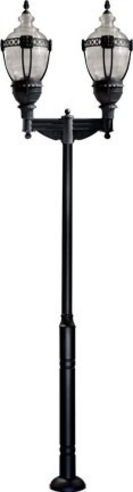 CAST ALUM CLR TOP ACORN FIX 2 X 120W LED 120V-277V