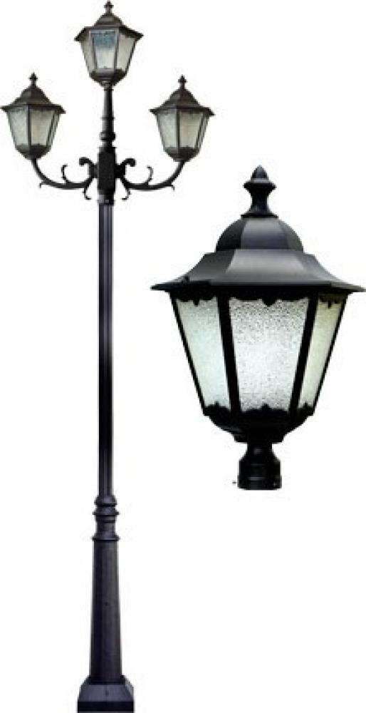CAST ALUM LANTERN LIGHT FIX 3X30W 85-265V
