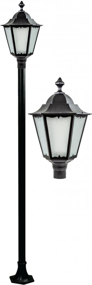 CAST ALUM LANTERN POST FIXTURE 50 WATT HPS MT