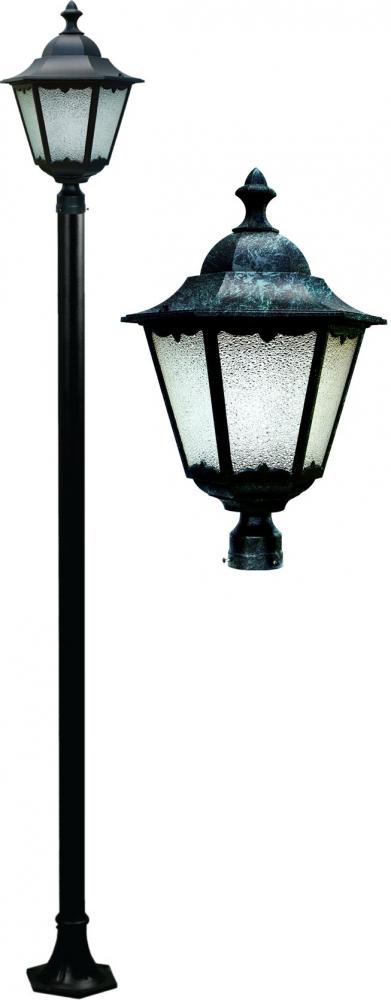 CAST ALUM LANTERN POST FIXTURE 50 WATT MH MT
