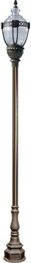 CAST ALUM CLR TOP DECO BASE ACORN FIX 70W HPS MT