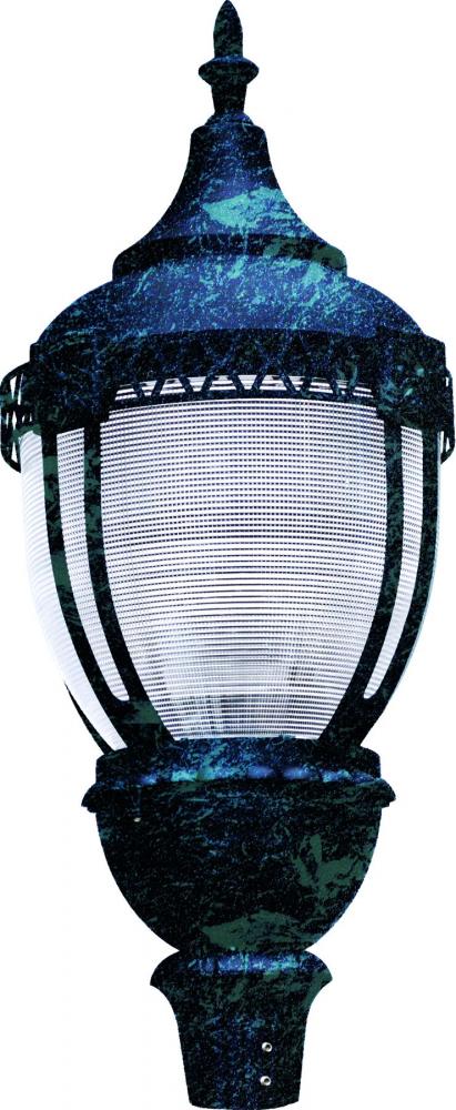CAST ALUM ACORN POST TOP FIX 100W HPS/MOG 120V