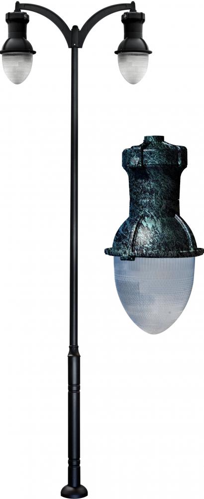 DROP LIGHT POST LIGHT FIX 2 X 150W MH 120V