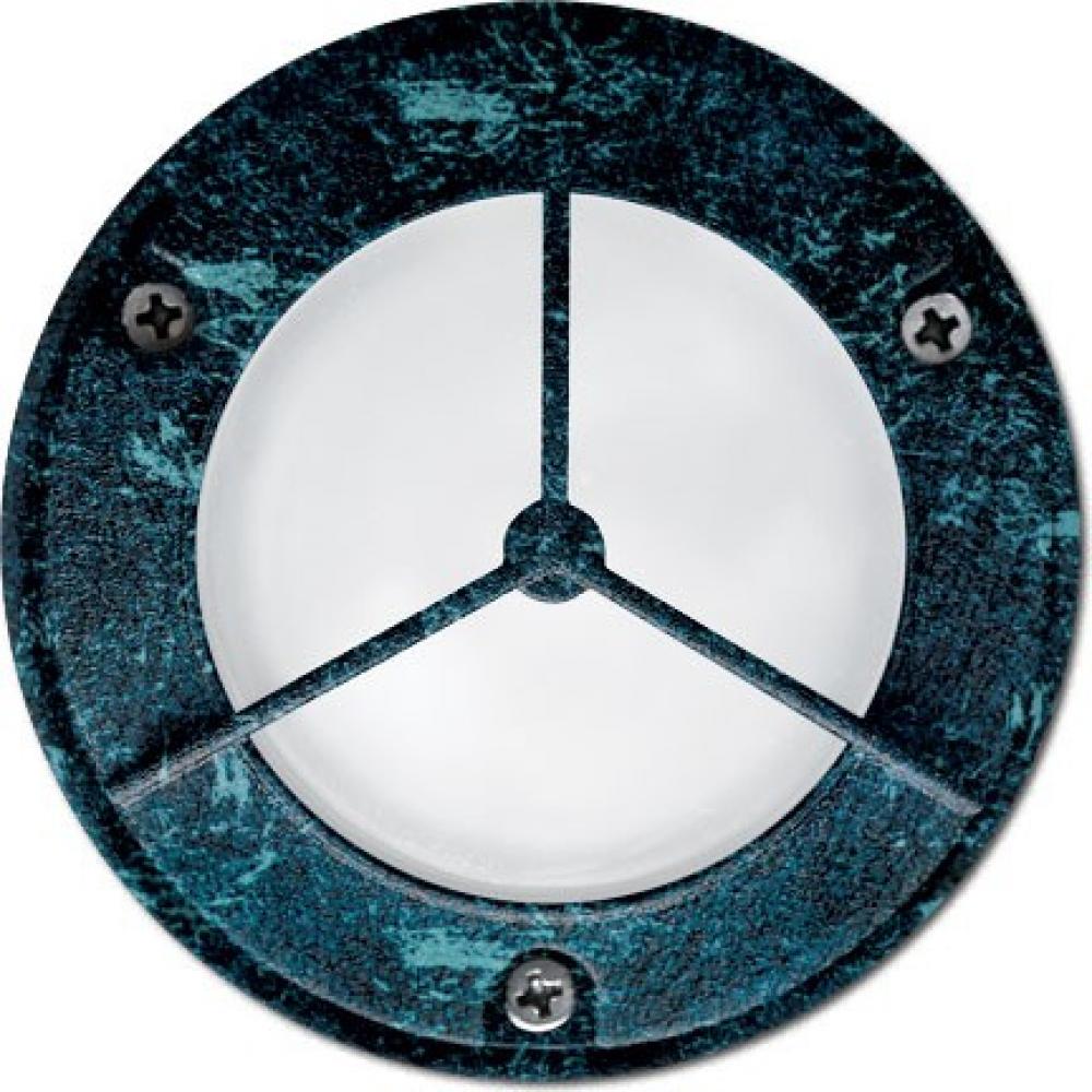 ROUND OPEN FACE "Y" GUARD STEP LIGHT 20W JC 12V