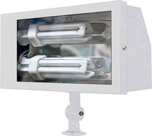 Dabmar DF5675-W - FLOOD LIGHT 52W 2 X PL26 120V