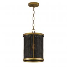 Maxim 14461BRNAB - Rattan-Single Pendant