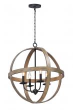 Maxim 27574BWBK - Compass-Single Pendant