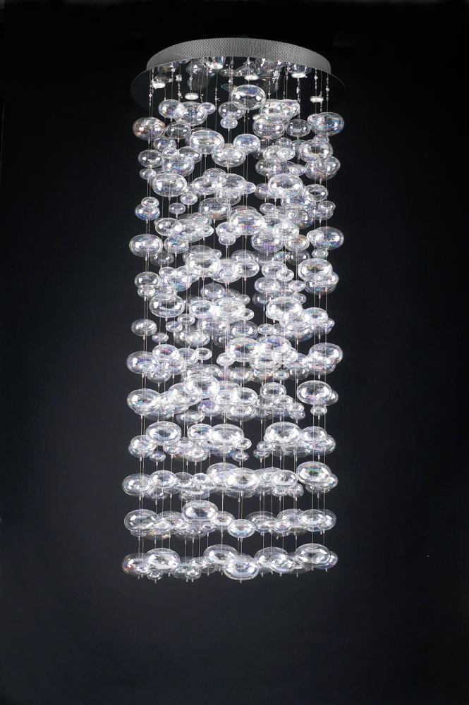 9 Light Chandelier Bubbles Collection 96992 PC