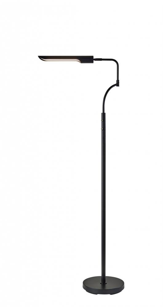 Zane LED Floor Lamp w. Smart Switch - Black
