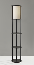 Adesso 3117-01 - Stewart Round Shelf Floor Lamp