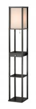 Adesso 3133-01 - Parker Shelf Floor Lamp