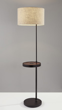 Adesso 3691-01 - Oliver AdessoCharge Shelf Floor Lamp