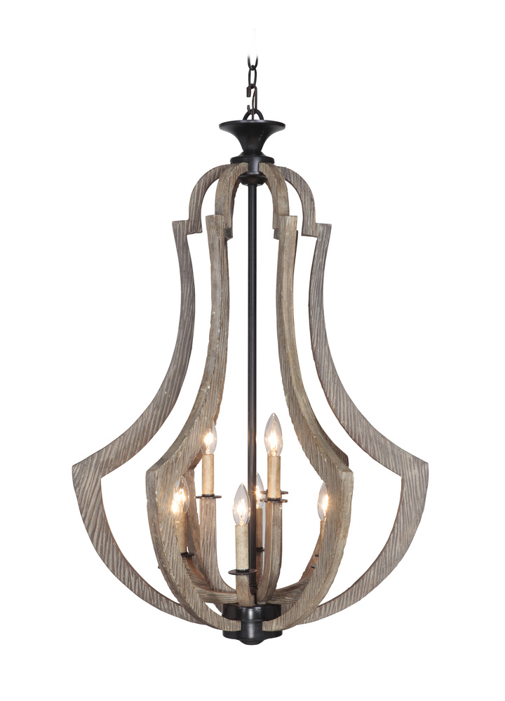 9 Light Foyer