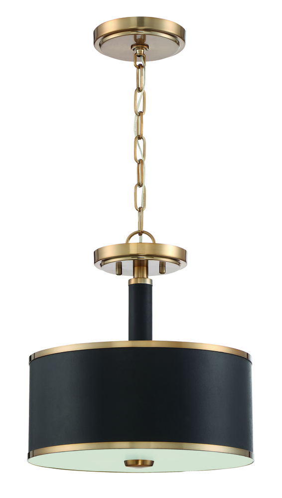2 Light Semiflush Convertible